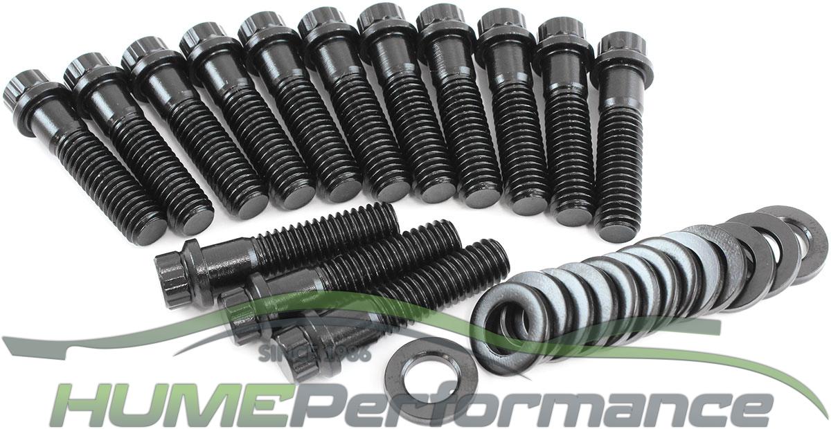 Holden V8 253, 304, 308 Intake Bolts - Black Finish