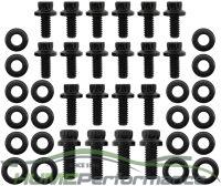 Holden V8 253-308 Oil Pan Bolt Kit - Black Finish