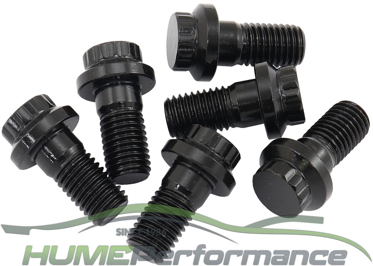 GM LS Flywheel Bolts 8740 Material, Pack of 6