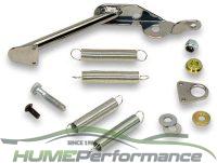 Dual Throttle Return Spring Kit, Chrome Finish - Suit 4500 Dominator Series