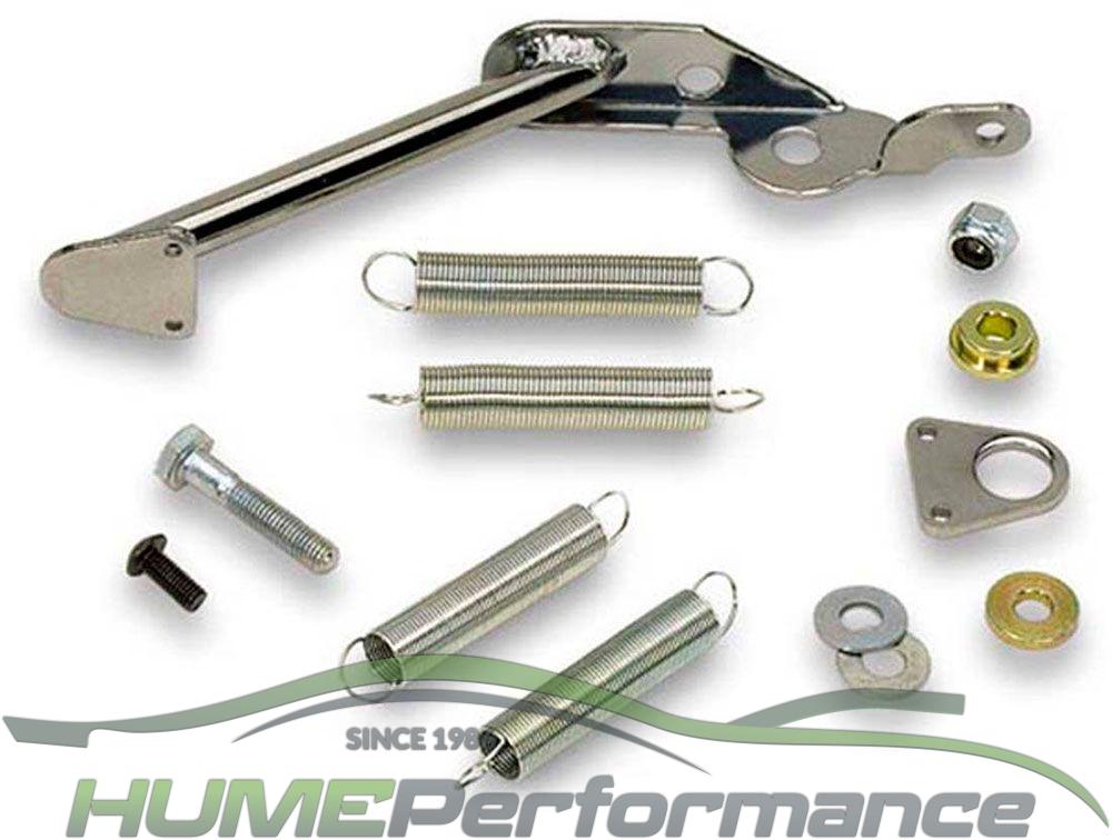 Dual Throttle Return Spring Kit, Chrome Finish - Suit 4500 Dominator Series